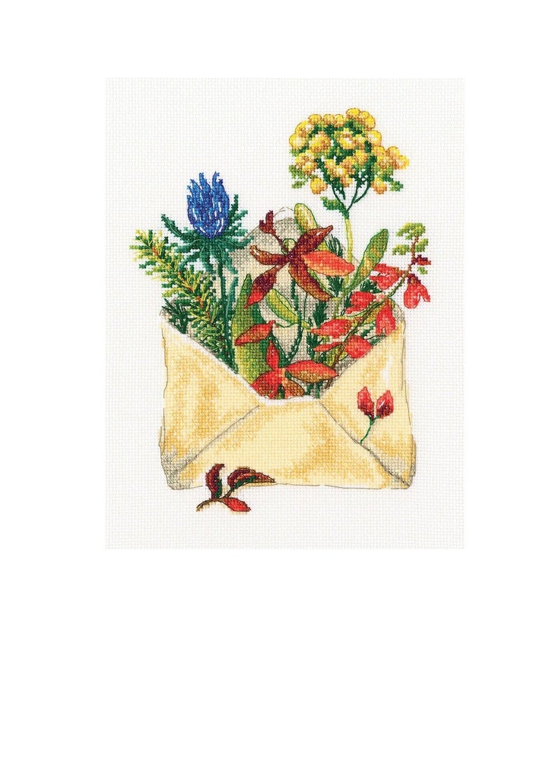 Cross Stitch Kit 5.9in x 8.07in Letters From The Forest - Image 3