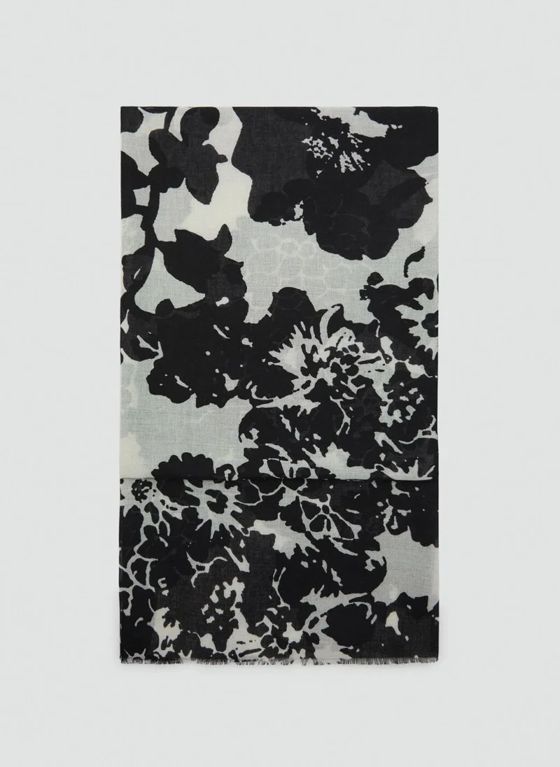 مانجو Floral print scarf