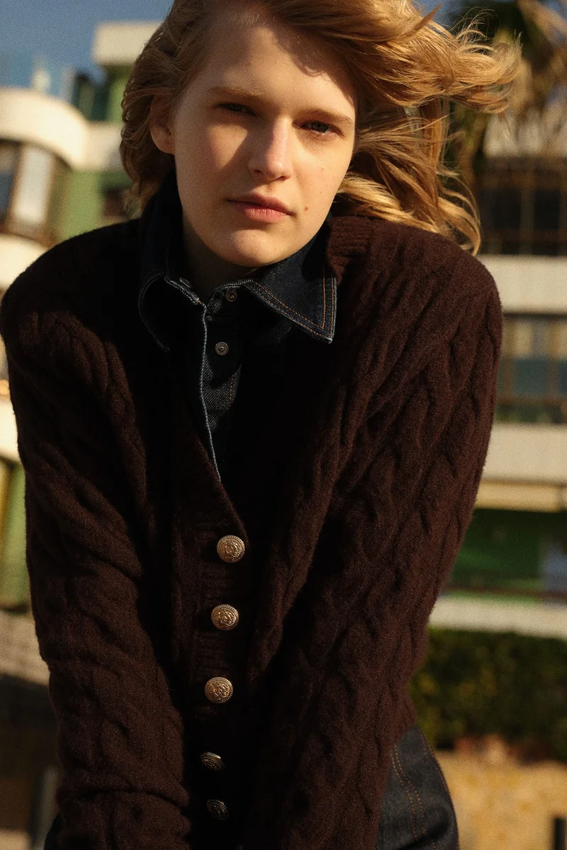 H&M Cable-knit cardigan