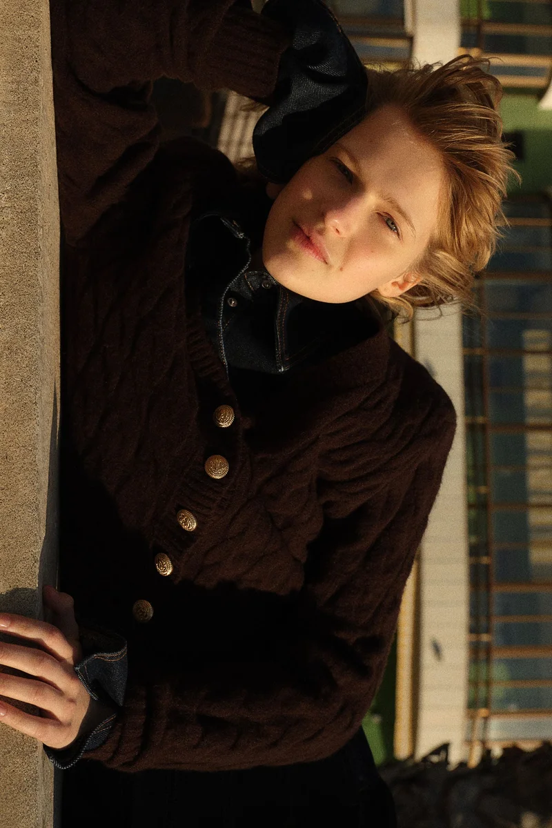 H&M Cable-knit cardigan