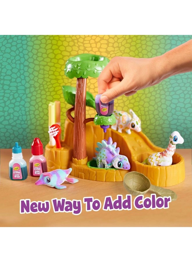 Crayola Scribble Scrubbie Pets Dinosaur Waterslide, Dinosaur Toys for Kids, Pet Grooming Toy, Gifts for Boys & Girls, Ages 3+ - Image 4