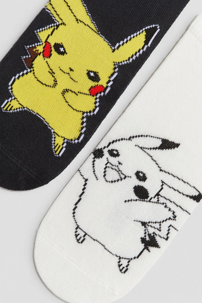 H&M 5-pack patterned socks