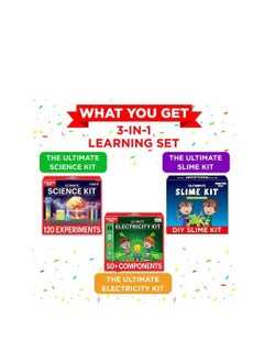 Einstein Box مجموعة هدايا العلوم من آينشتاين بوكس، مجموعة سلايم + مجموعة العلوم + مجموعة الكهرباء | ألعاب للأولاد والبنات من سن 5 و6 و7 و8 و9 و10 سنوات وما فوق  - Image 5