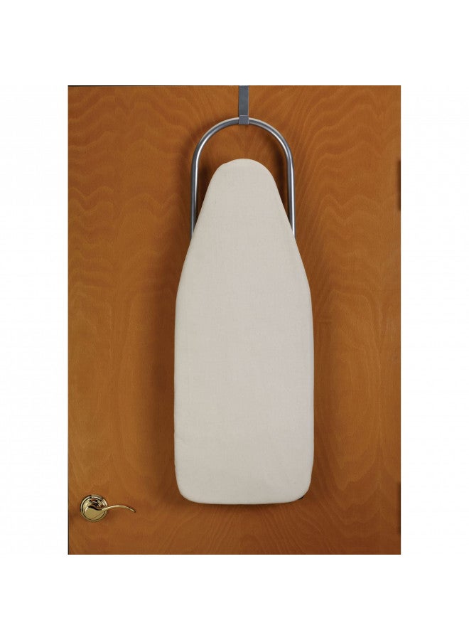 Household Essentials Tabletop Ironing Board, Compact Ironing Board with Iron Rest, Includes Door Hang, Perfect for Dorms and Small Spaces, 12 x 30", Silver - Image 3