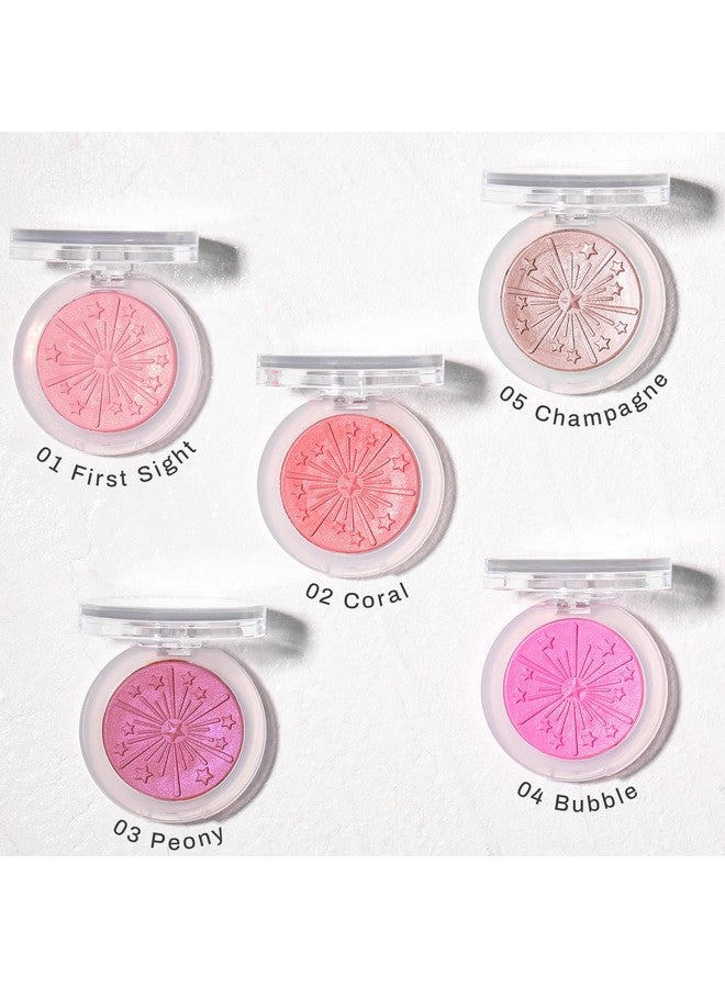 يوكانبي أحمر خدود مخبوز من UCANBE، لوحة أحمر خدود متوهجة - لوحة مكياج أحمر خدود بودرة حريري سهل الدمج، يمنحك بشرة حمراء طبيعية تدوم طويلاً، 04 بابل - Image 5