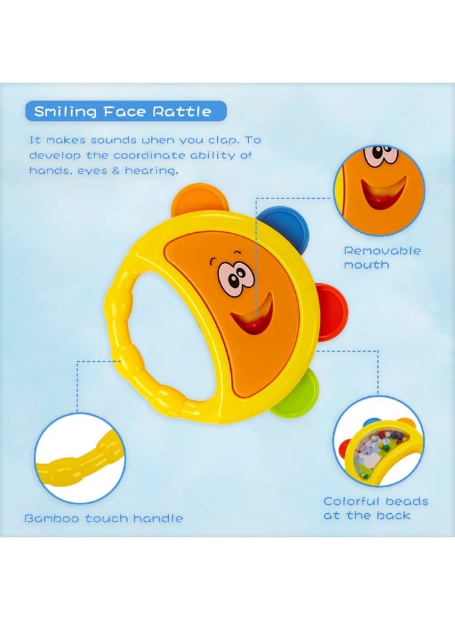 COGNIKIDS 10pcs Colorful Stacking Cups Toy – Early Learning Educational Nesting Blocks with Light & Sound – Bath, Beach & Sorting Play – BPA-Free for Toddlers 10M+ - Image 5