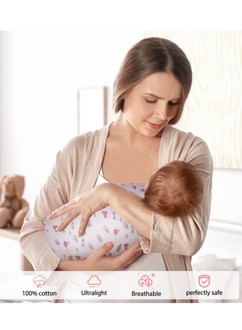 Excefore Baby Swaddle Wraps, 2 Pcs Baby Wraps, Breathable Organic Cotton Fabric, Adjustable Infant Newborn Swaddle Sack for Boy and Girl - Image 4