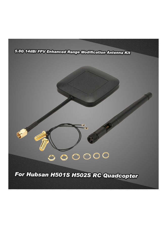NIBEMINENT 5.8G 14dBi FPV Enhanced Range Modification Antenna Kit 16 x 1.5 9.5cm - Image 1