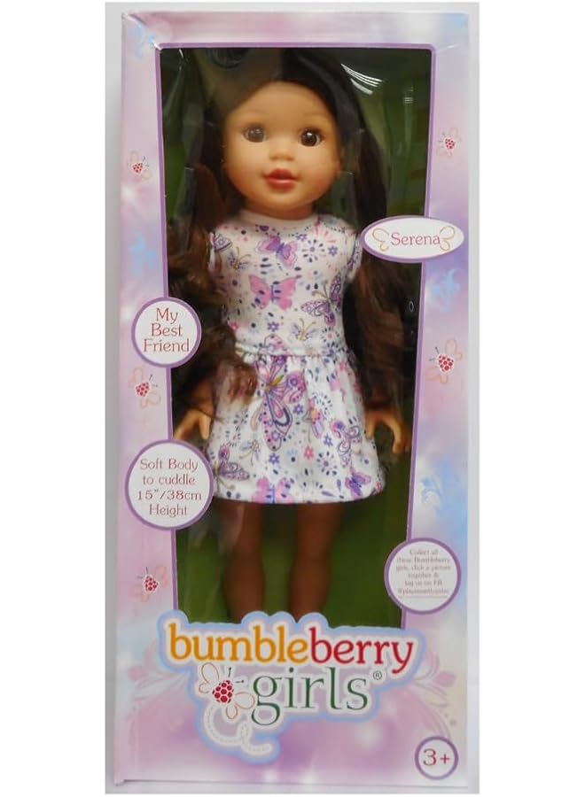 Lotus Bumbleberry Miss Serena 15" Soft Bodied Doll Huggable Doll For Girls - Image 1