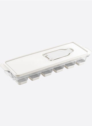 Push out ice cube mold with lid and silicone based freezer ice tray with 12 Cubes.white - pzsku/Z6264D2DB1BB4B05F2847Z/45/1746084633/998c5100-a875-45fd-bca0-edaed14b706c