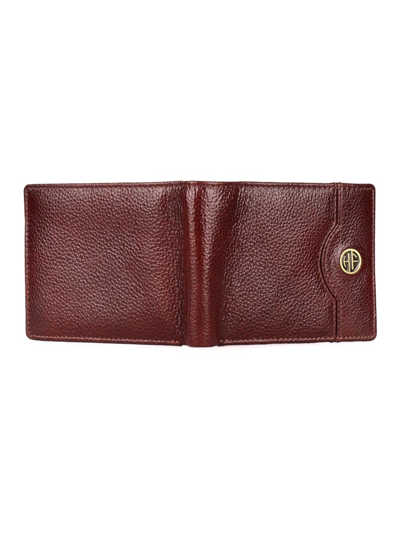 HAMMONDS FLYCATCHER Leather Wallet for Men, RFID Protected Leather Purse for Men, Money Purse for Men, Bi-Fold Wallet, 6 Card Slots, 1 ID Slots, Coin Pocket, Hidden Pockets - Brown | XRPB - Image 5