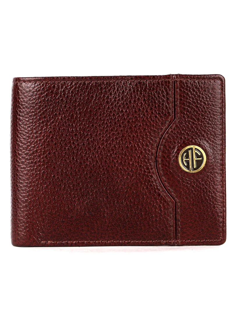 HAMMONDS FLYCATCHER Leather Wallet for Men, RFID Protected Leather Purse for Men, Money Purse for Men, Bi-Fold Wallet, 6 Card Slots, 1 ID Slots, Coin Pocket, Hidden Pockets - Brown | XRPB