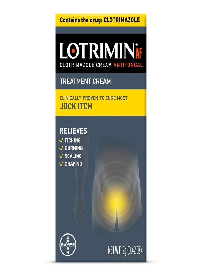 Lotrimin كريم لوتريمين AF لعلاج حكة الرياضي، حكة الرياضي، وفطريات القدم، 0.42 أونصة (عبوة واحدة) (قد يختلف التغليف) - Image 1