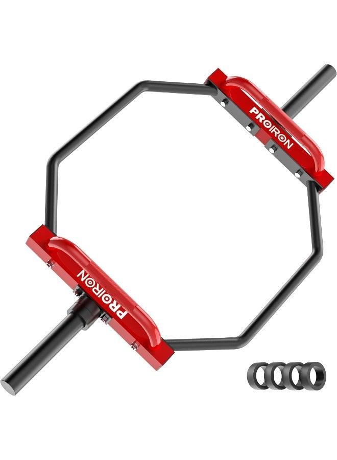 PROIRON Olympic Trap Bar 2", Hex Deadlift Squat Bar, 56" Weight lifting Shrug Bars Barbell Knurled Handles for Shoulder Exercises, Farmers Walk, 250kg Capacity for Home Gym Workout - Image 1