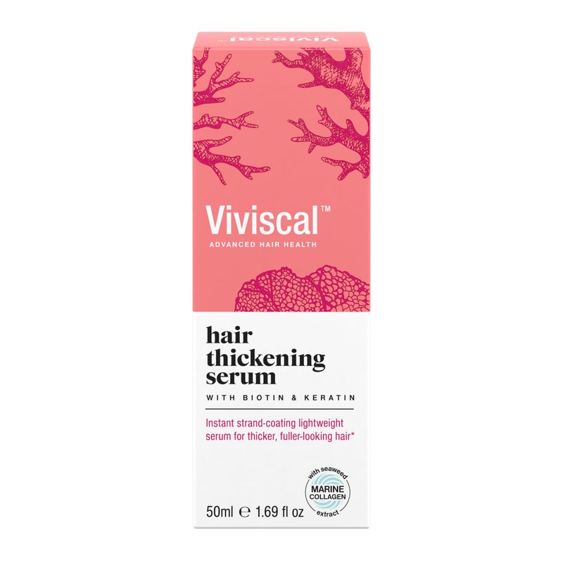 Viviscal Hair Thickening Serum, Instant Lightweight Hair Product, Leave-in Elixir for Thicker, Fuller Looking Hair, with Keratin & Biotin, 50ml (1.69 fl. oz.) - Image 1