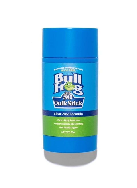 Quik Stick Sunscreen Spf 50 | Oxybenzone & Octinoxate Free | Broad Spectrum Moisturizing Uva/Uvb 1Oz