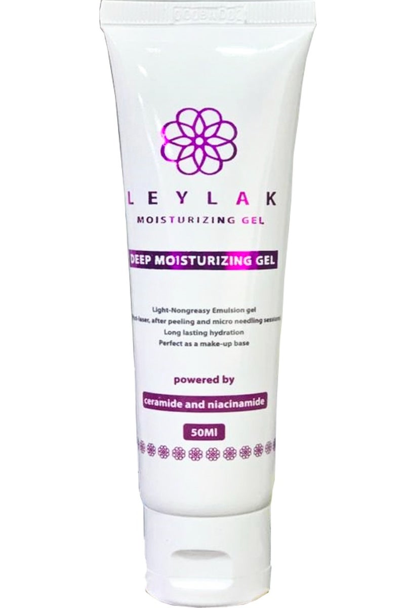 Leylak Gel Moisturizing Deep Moisturizing Light Non Greasy Emulsion Gel-50Ml - Image 1