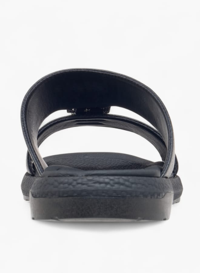 Le Confort Men Buckle Detail Slip-On Arabic Sandals - Image 4