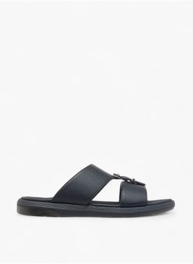 Le Confort Men Buckle Detail Slip-On Arabic Sandals  - Image 2