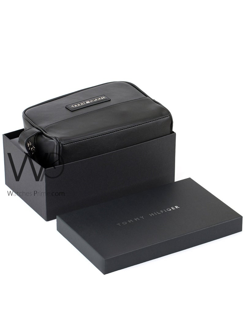 Tommy Icons Tommy Hilfiger Fabri Black Handbag For Men - Image 4