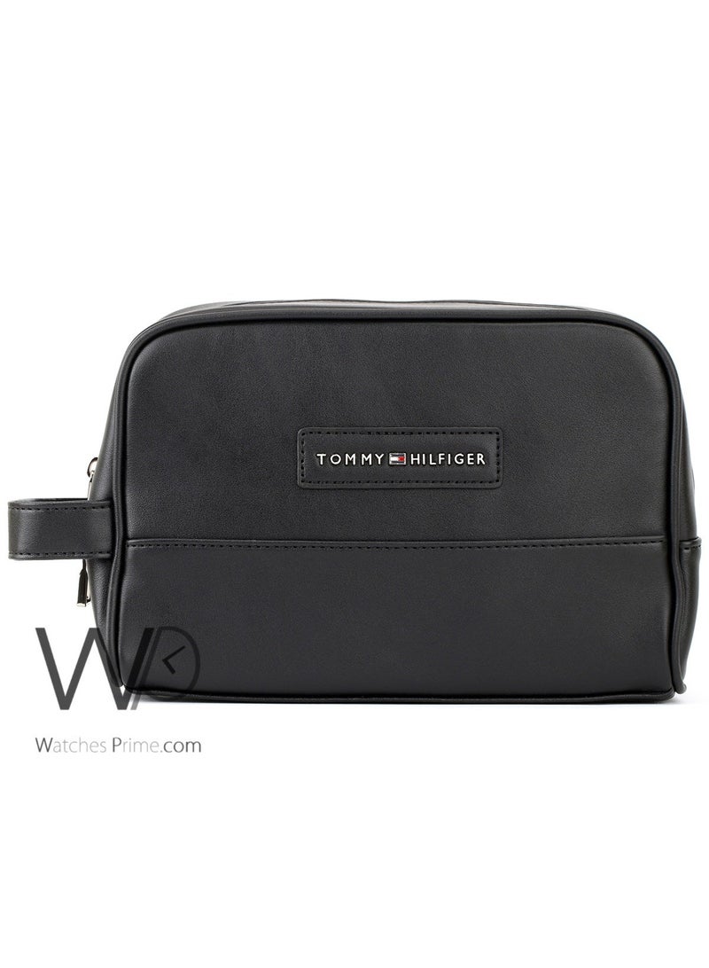 Tommy Icons Tommy Hilfiger Fabri Black Handbag For Men - Image 5