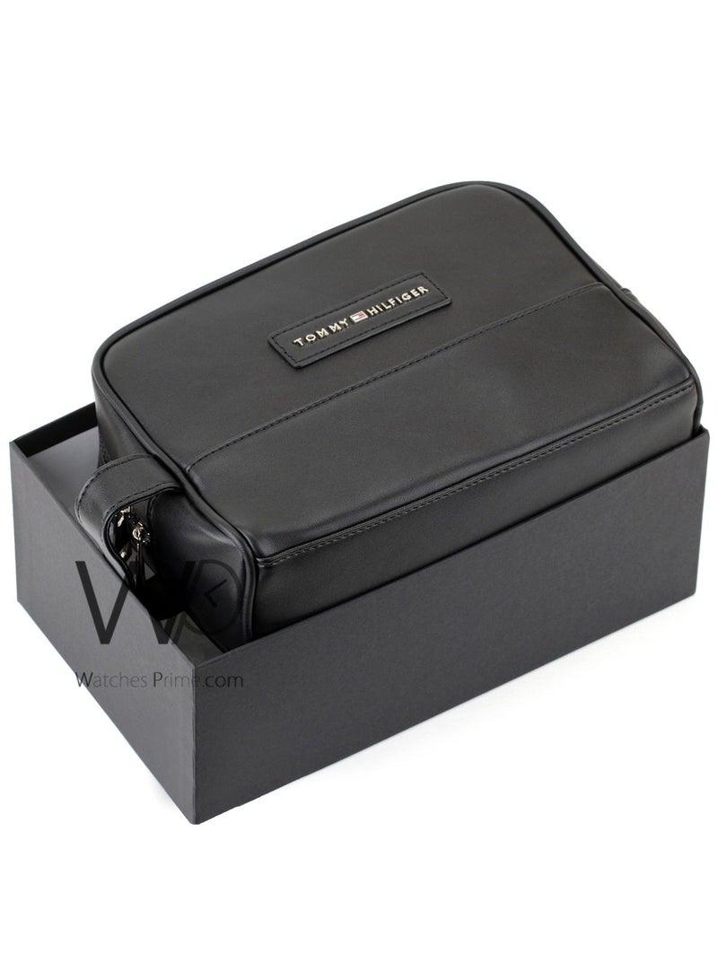 Tommy Icons Tommy Hilfiger Fabri Black Handbag For Men - Image 1