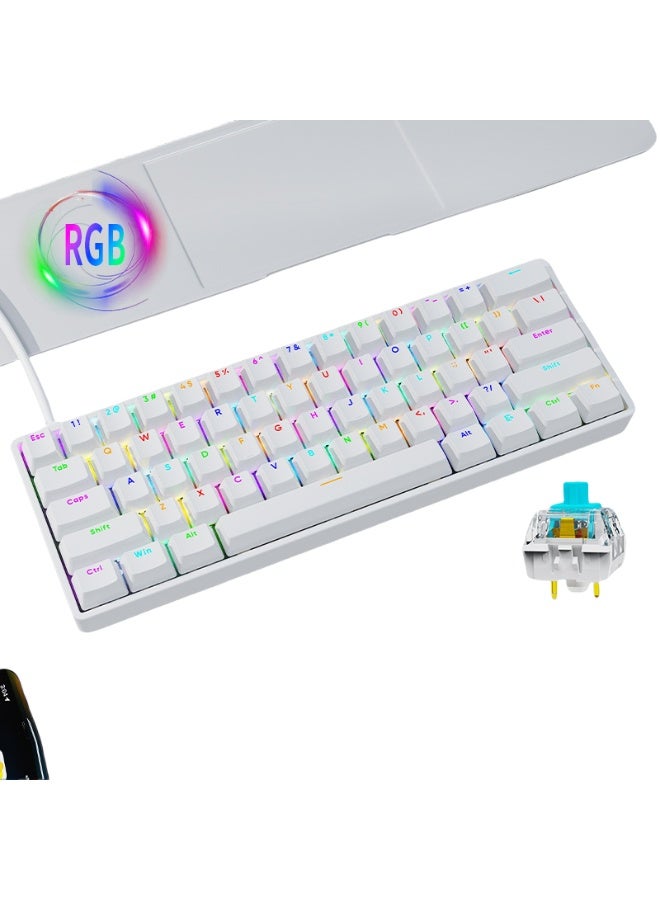 KUYING New Wired Mechanical Tactile Backlit Gaming Keyboard