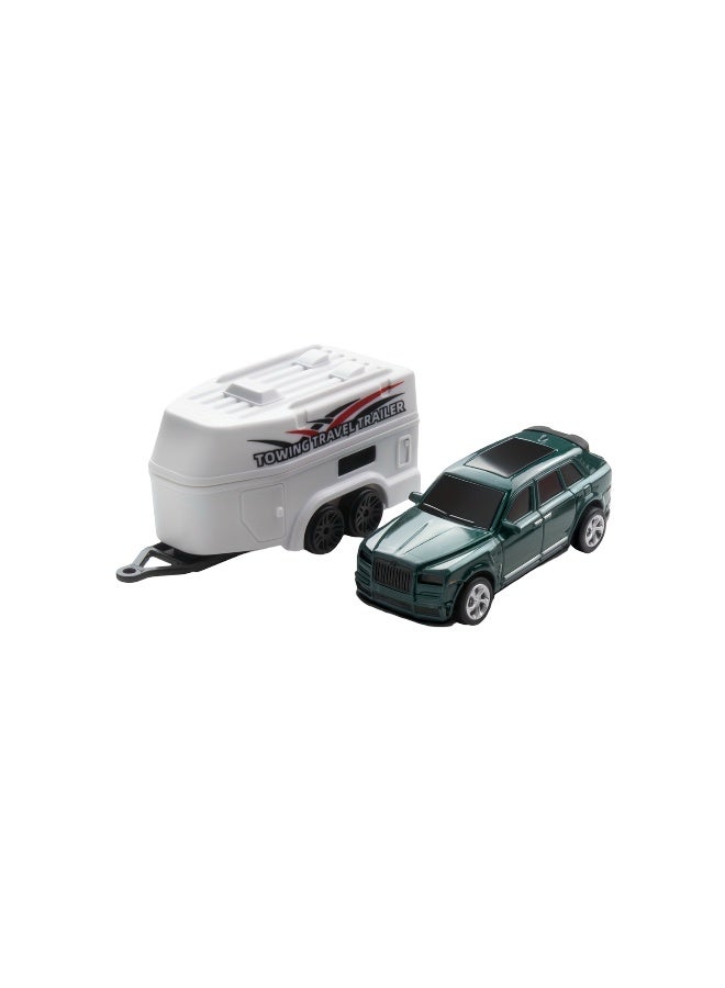 HOBB 1:64 Scale Off-Road Mini RC Car with Trailer | Compact Remote Control Vehicle - Image 1