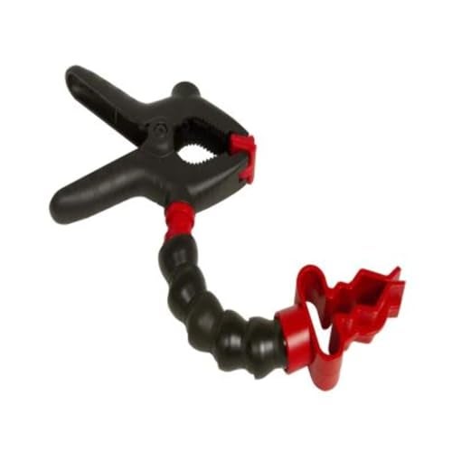 Lisle 70450 Flashlight Holder with Clamp, Black, Red - Image 3