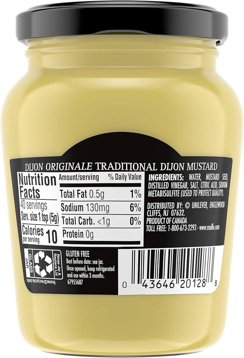 Maille Dijon Original Mustard 7.5 oz - Pack of 6 Jars - Image 2