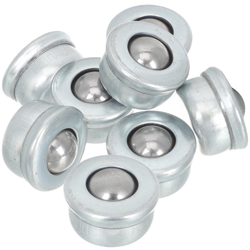 8Pcs Carbon Steel Ball Transfer Casters Furniture Replacement Wheels For Storage Boxes - Image 2