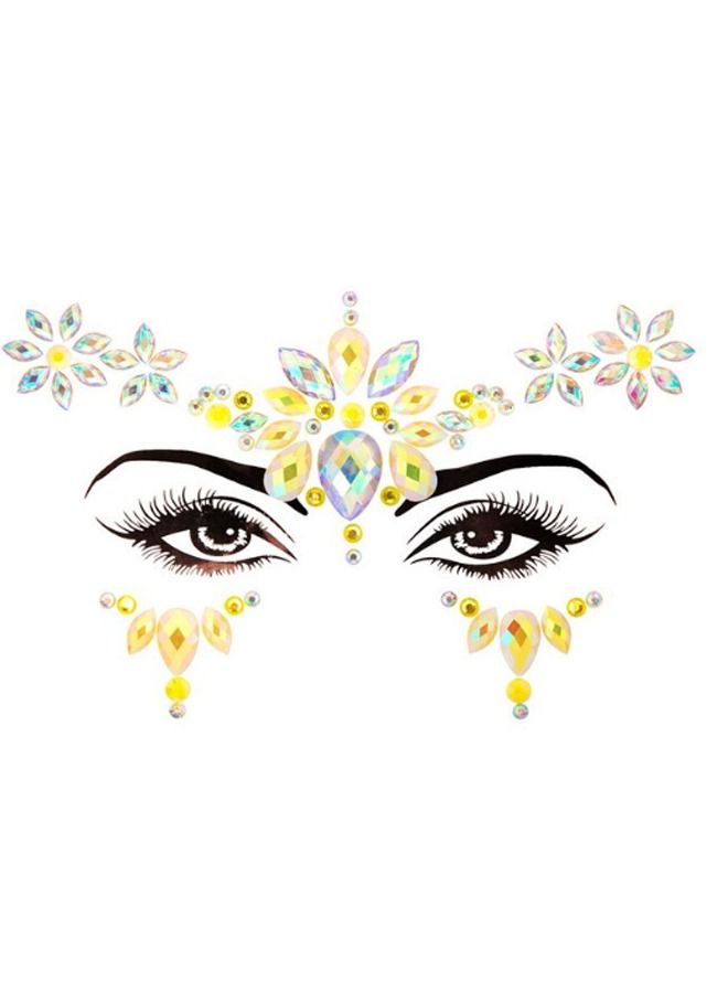 ملصقات تاتو كريستاليه للوجه - Image 1