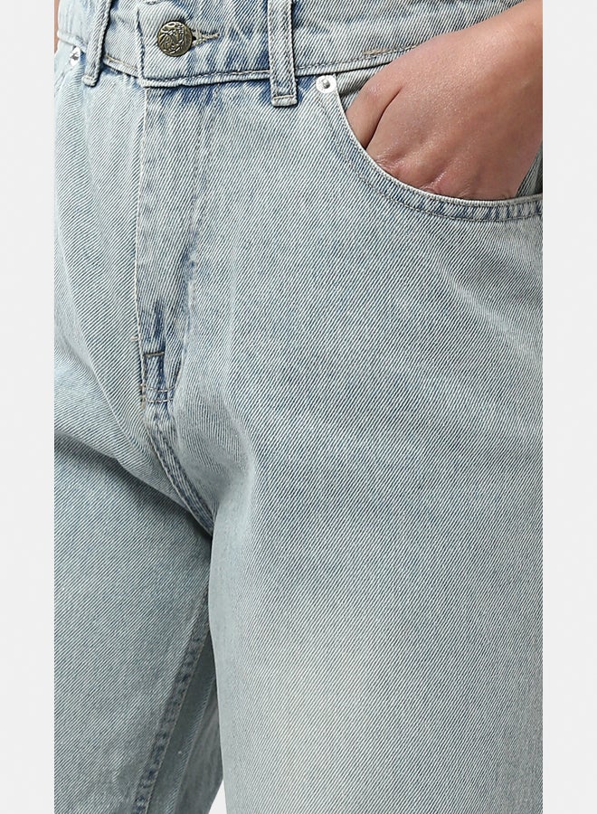 RAVIN Wide Leg Jeans with Side Raw Seam Detail - Image 4