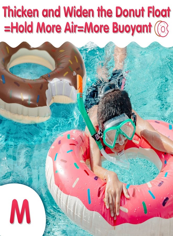 DMAR Donut Pool Floats Donut Pool Floatie Donut Tube Pool Doughnut Pool Float Donut Inflatables Doughnut Inner Tube Doughnut Pool Floatie Donut Pool Ring Donut Swimming Ring for Beach Pool - Image 5