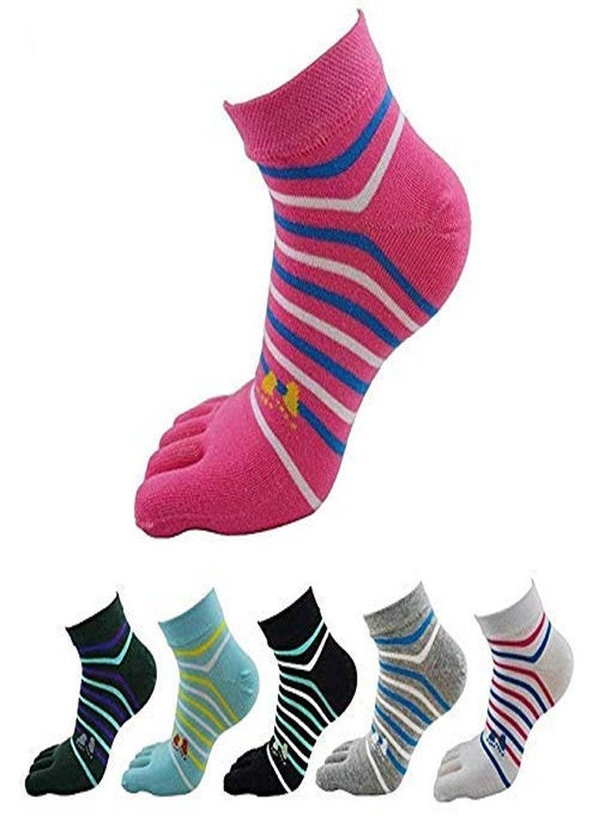 Krystle Girl's Five Finger Toe Socks - PO(6) - Image 1