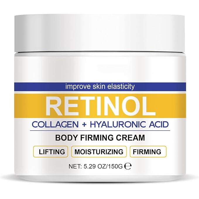 Grospe Body Firming Cream with Retinol Collagen and Transparent Acid, Body Milk for Lifting, Moisture and Firming Care, Body Cream for Women, 5.29 oz - Image 1