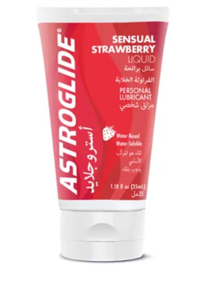 Astroglide Strawberry Flavour Lubricant, 35 ml