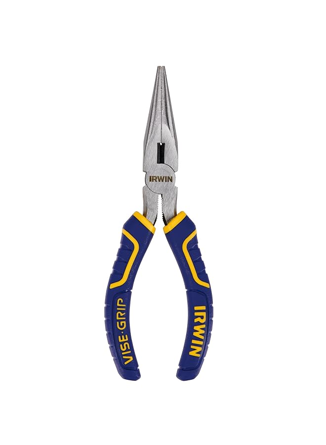 IRWIN Vise Grip Long Nose Pliers 6 Inch For Heavy Duty Cutting And Bending 2078216 - Image 1