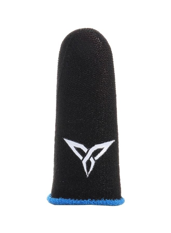 Mobile Gaming Finger Gloves-2pcs-Mobile Phone Gaming Finger Sleeves, Finger Sleeves Compatible with All Touchscreen Devices, Smooth Feel, Anti-Sweat, Extremely Thin, blue Edge - Image 4