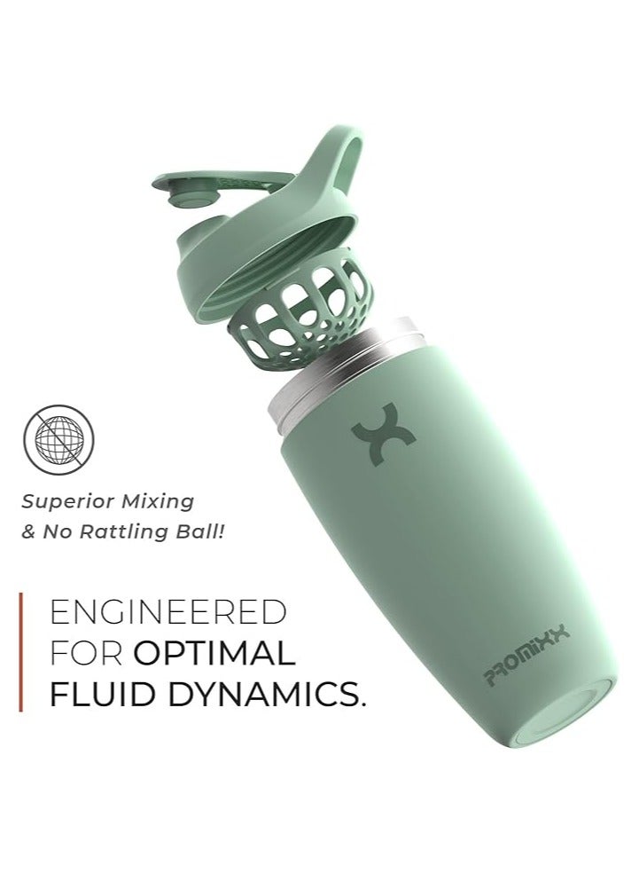 Promixx Pursuit Shaker Bottle - Stainless Steel - 550ml - Image 4
