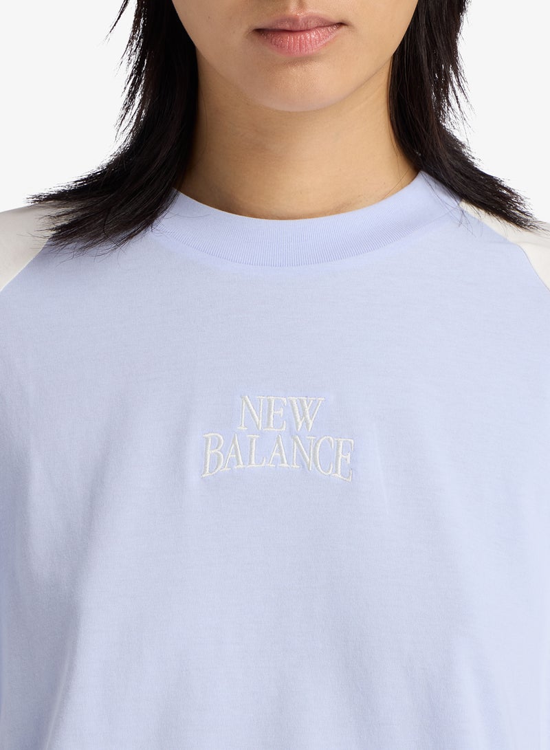 New Balance Linear Heritage Raglan T-Shirt - Image 4