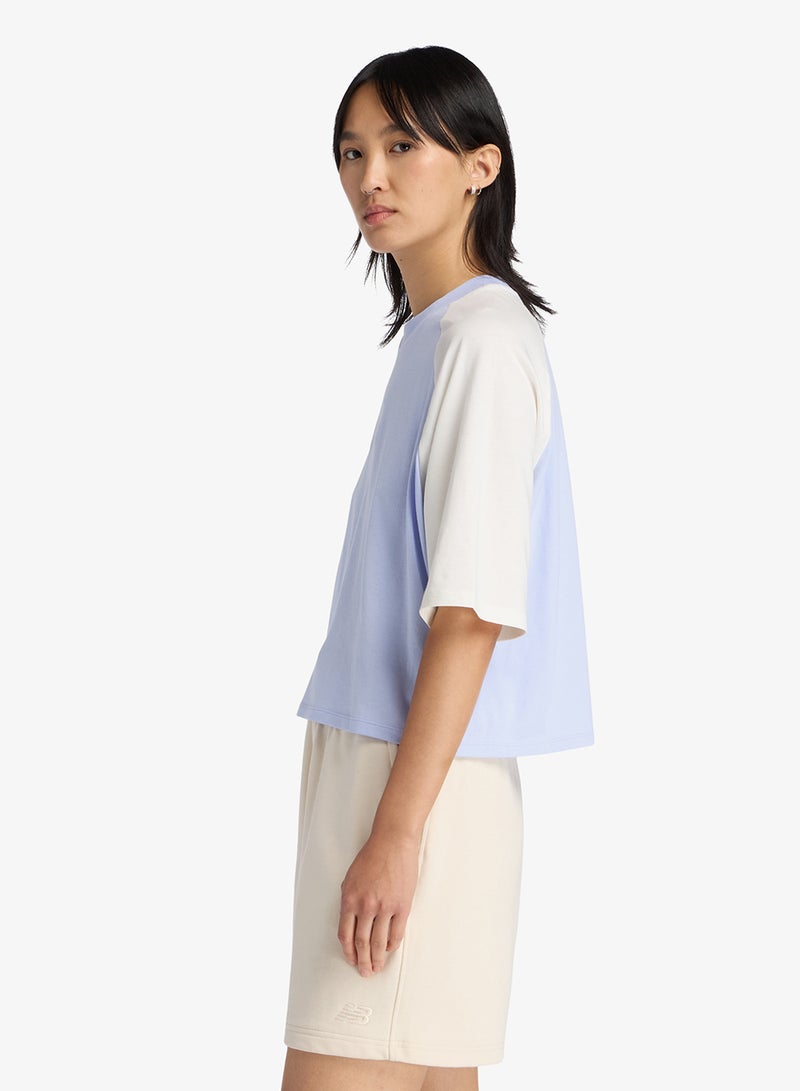 New Balance Linear Heritage Raglan T-Shirt - Image 3