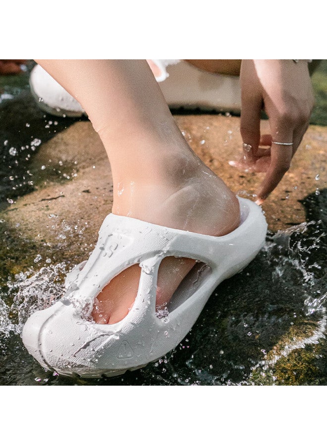 Xggc Men's Summer Thick-soled Non-slip Water Shoes, Driving Beach Open-toe Sandals For Women, Air Blue Size 36-37 - Image 2