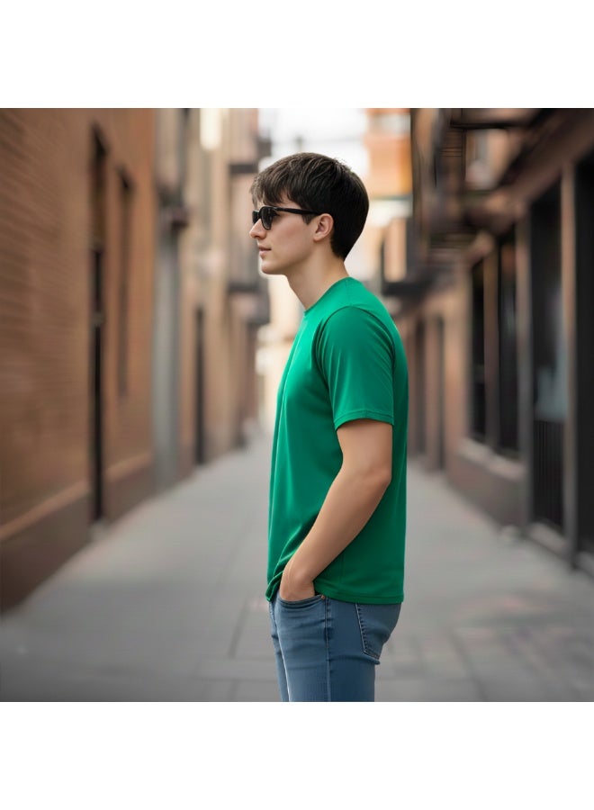 برينت شوب فور مي تي شيرت رمضان مبارك للكبار للرجال - تي شيرت قطني برقبة دائرية - هدية للأب - له - هدية رمضان للرجال - Image 5