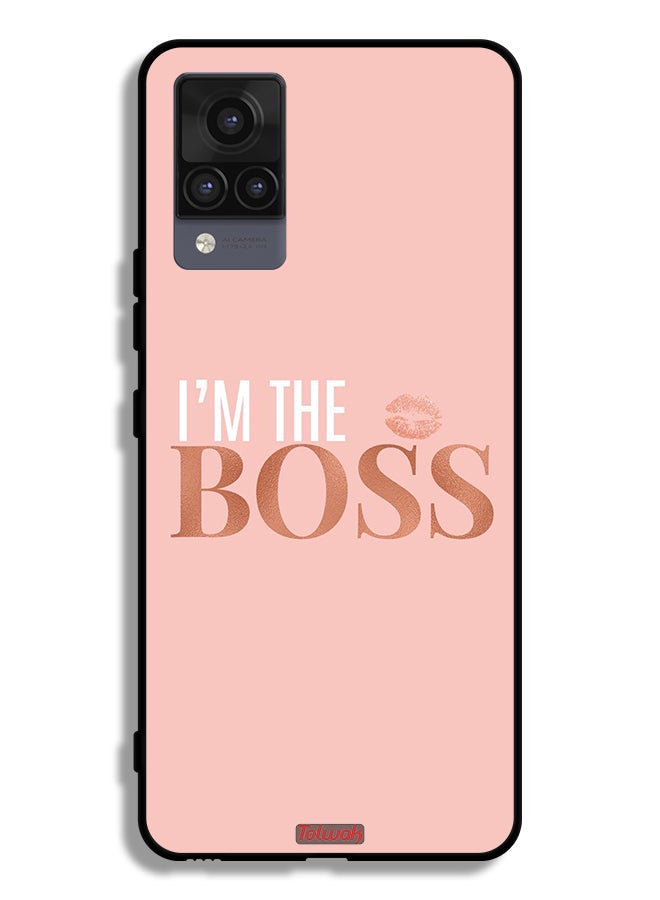 Vivo V21 Protective Case Cover I Am The Boss
