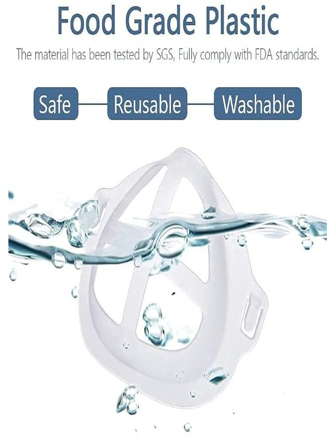 trio eyewear Mask Brackets, 5 Pack, Reusable Soft Flexible Material, Prevent Makeup Transfer, One Size - Image 3
