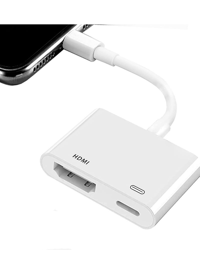 Generic - Lightning To HDMI Digital Av Adapter White - Image 1