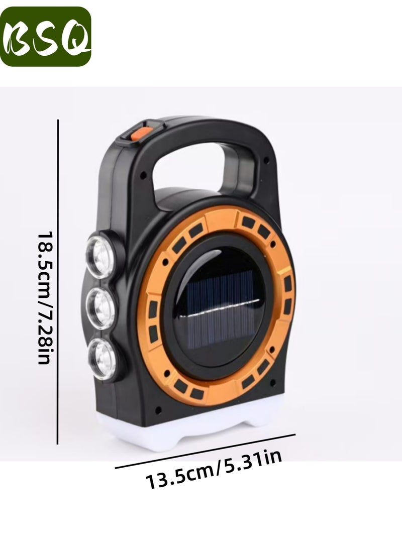 BSQ LED Camping Lantern Rechargeable,3 in 1 Solar USB Rechargeable Brightest LED Light,Waterproof Emergency Flashlight,Outdoor Hurricane Emergency Light,Tent Light - Image 4