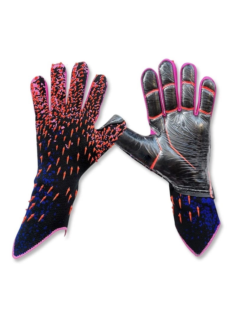 بوليفياز قفازات كرة القدم للأطفال قفازات حارس المرمى توفر قفازات حارس المرمى للأطفال حماية ممتازة مع مزايا مقاومة التآكل وعدم الانزلاق وحماية المعصم - Image 1