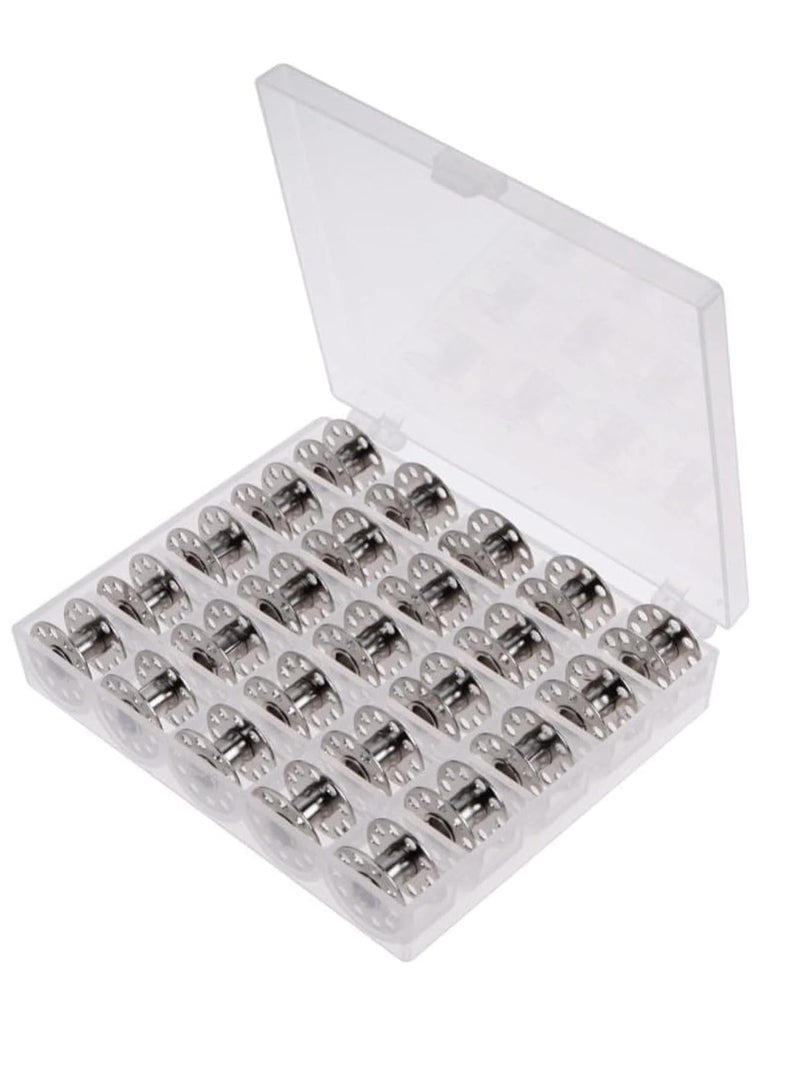 Generic Sewing machine bobbins, set of 25 metal sewing machine pieces, sewing machine accessories - Image 1